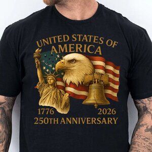 250 Years Anniversary USA Shirt Happy 250th Birthday United States of America 81